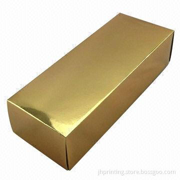 Gold Packing Box, Two Pieces